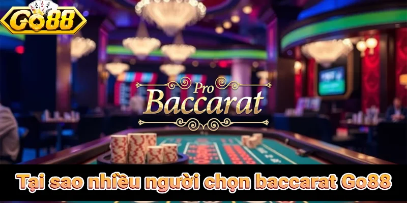 Vì sao nhiều người chọn baccarat tại Go88?
