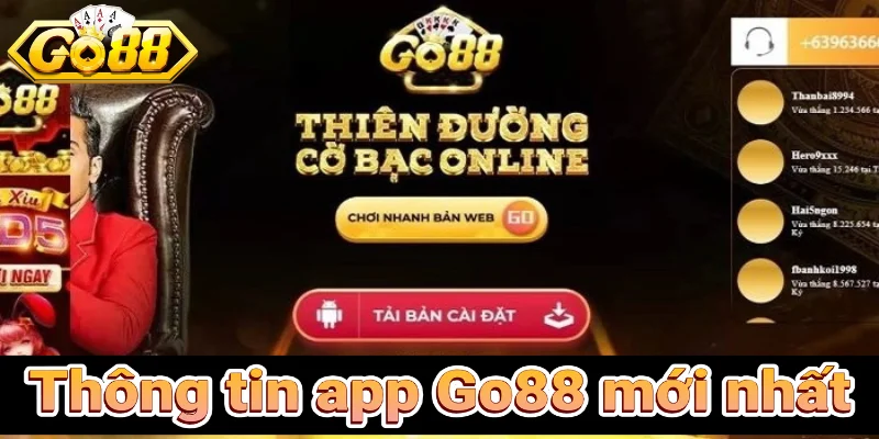 Thông tin app Go88 mới cập nhật
